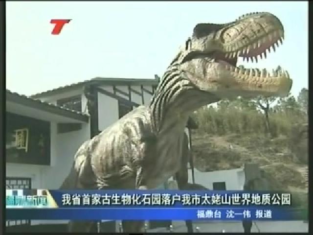 我省首家古生物化石園落戶我市太姥山世界地質公園