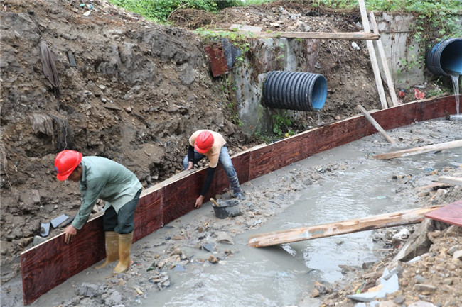 點頭鎮(zhèn)生活污水處理廠工程項目建設(shè)如火如荼