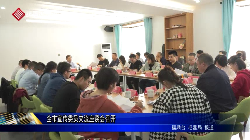 全市宣傳委員交流座談會召開