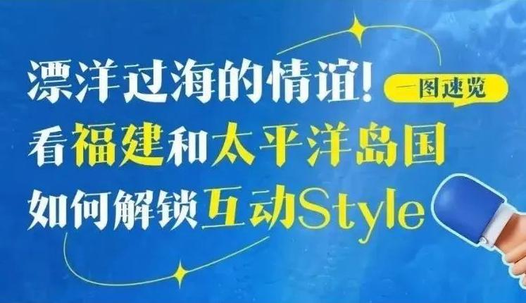 一圖速覽丨漂洋過海的情誼！看福建和太平洋島國(guó)如何解鎖互動(dòng)Style→