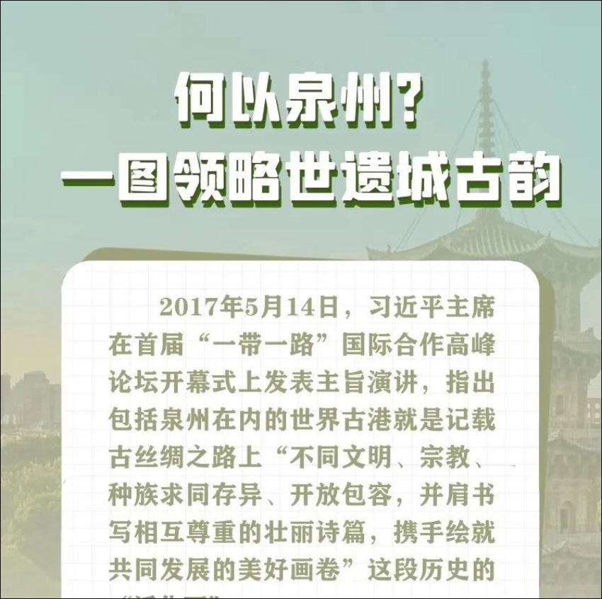 何以中國·向海泉州｜何以泉州？一圖領略世遺城古韻