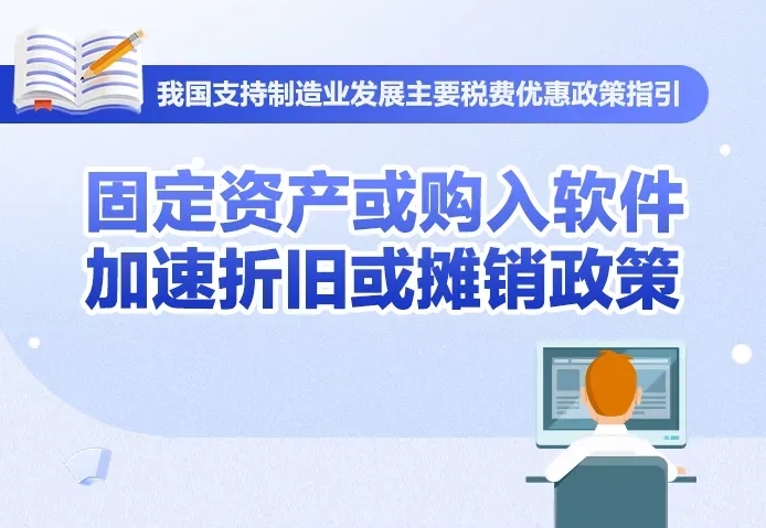 企業(yè)的固定資產(chǎn)或購(gòu)入軟件如何加速折舊或攤銷(xiāo)？一張圖講清楚