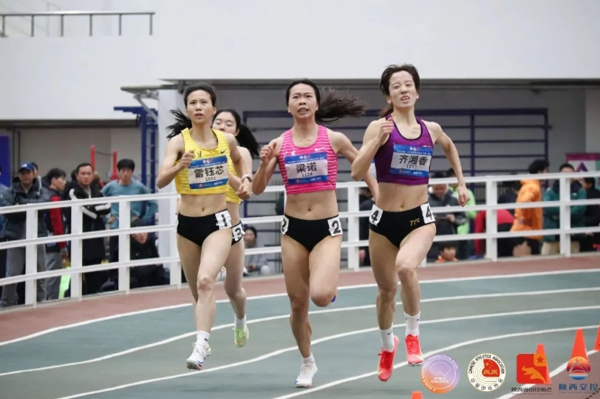 福鼎籍運動員雷鈺芯斬獲2025全國室內(nèi)田徑大獎賽（西安站）女子400米金牌！